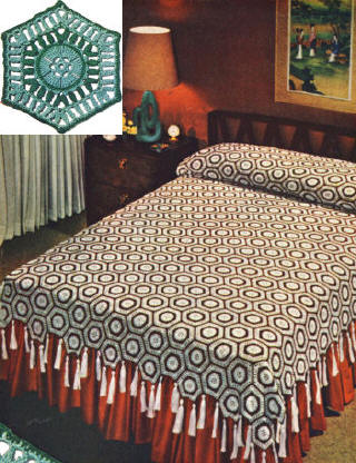 Texas Modern Motif Bedspread Crochet Pattern
