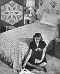 Popcorn Stitch Motif Bedspread Crochet Pattern