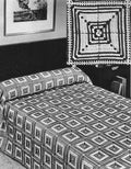 Modern Geometric Motif Bedspread Crochet Pattern