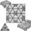 Star Motif Bedspread or Tablecloth Crochet Pattern
