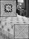 Flower Motif Bedspread Crochet Pattern