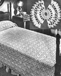 Oval Motifs Bedspread Crochet Pattern