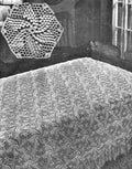 Popcorn Pinwheel Motif Bedspread Crochet Pattern