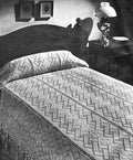 Bedspread in Strips Knitting Pattern
