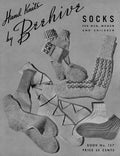 Socks for Men Women Children Vintage Knitting Patterns Book
