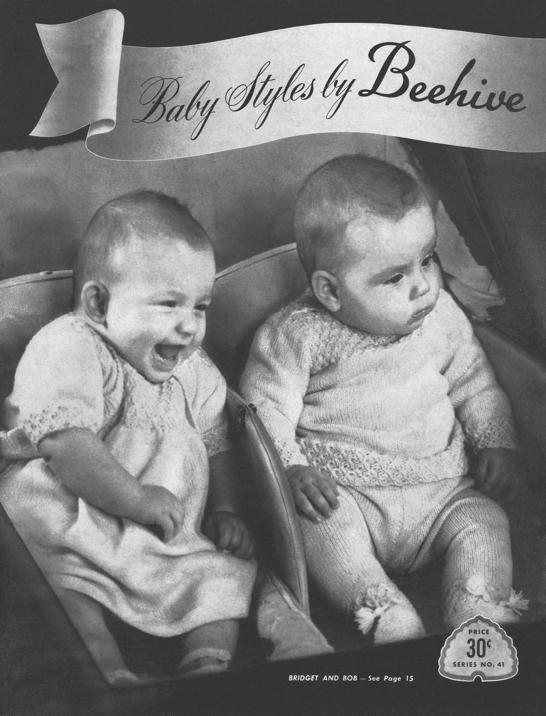 Baby Styles Vintage Knitting Patterns Book