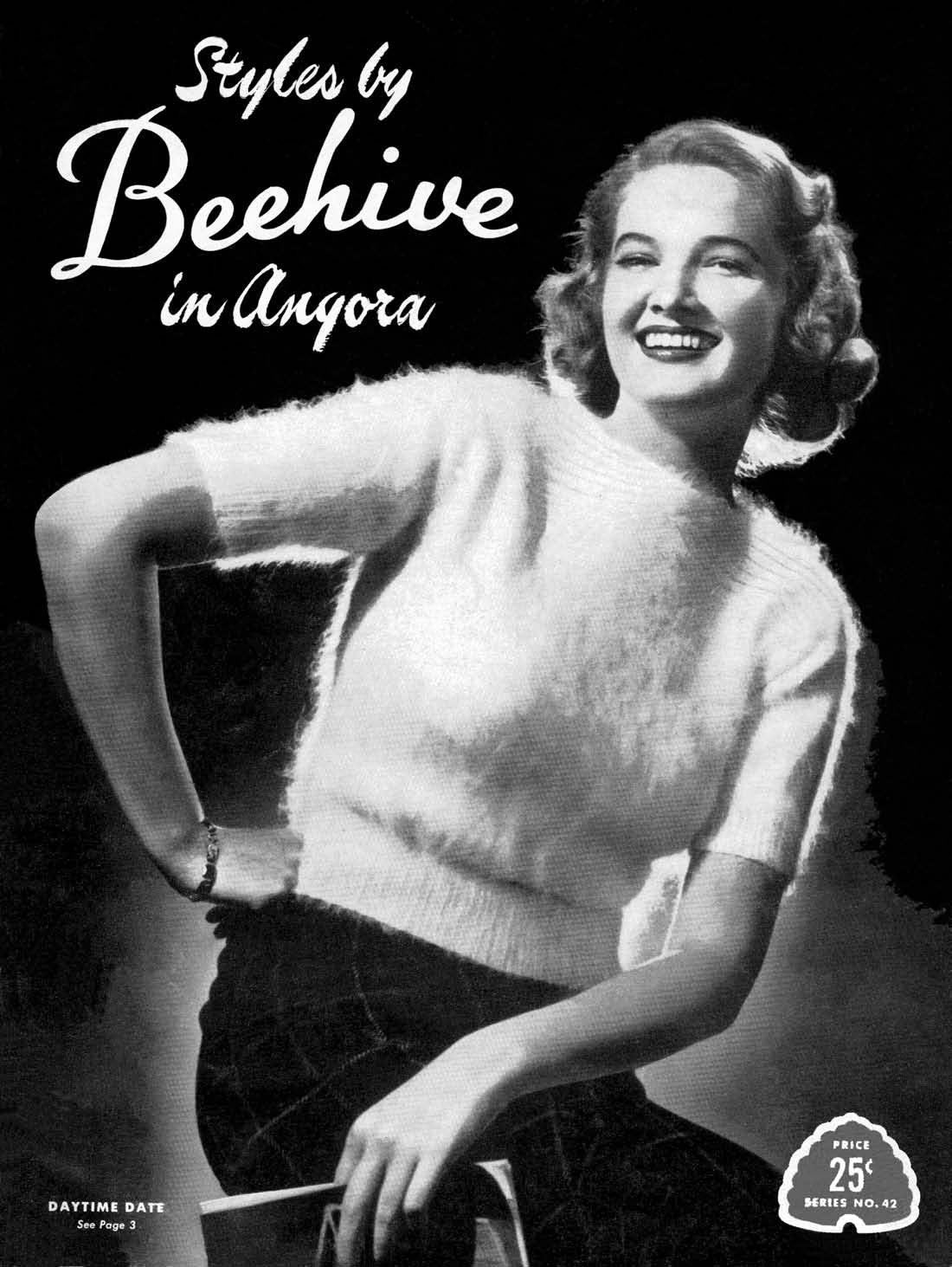 Styles in Angora Vintage Knitting Patterns Book