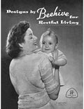 For Restful Living Vintage Knitting Patterns Book