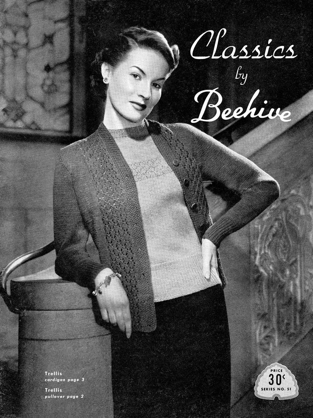 Classics Vintage Sweaters Knitting Patterns Book