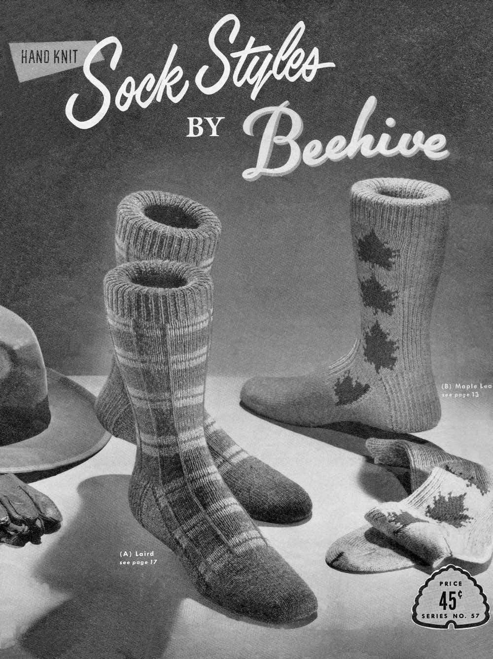 Sock Styles Vintage Knitting Patterns Book