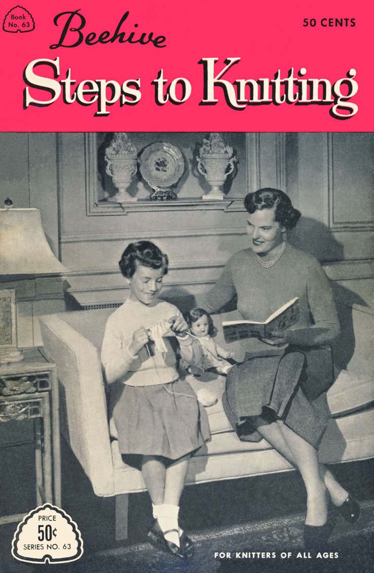 Steps to Knitting Vintage Book