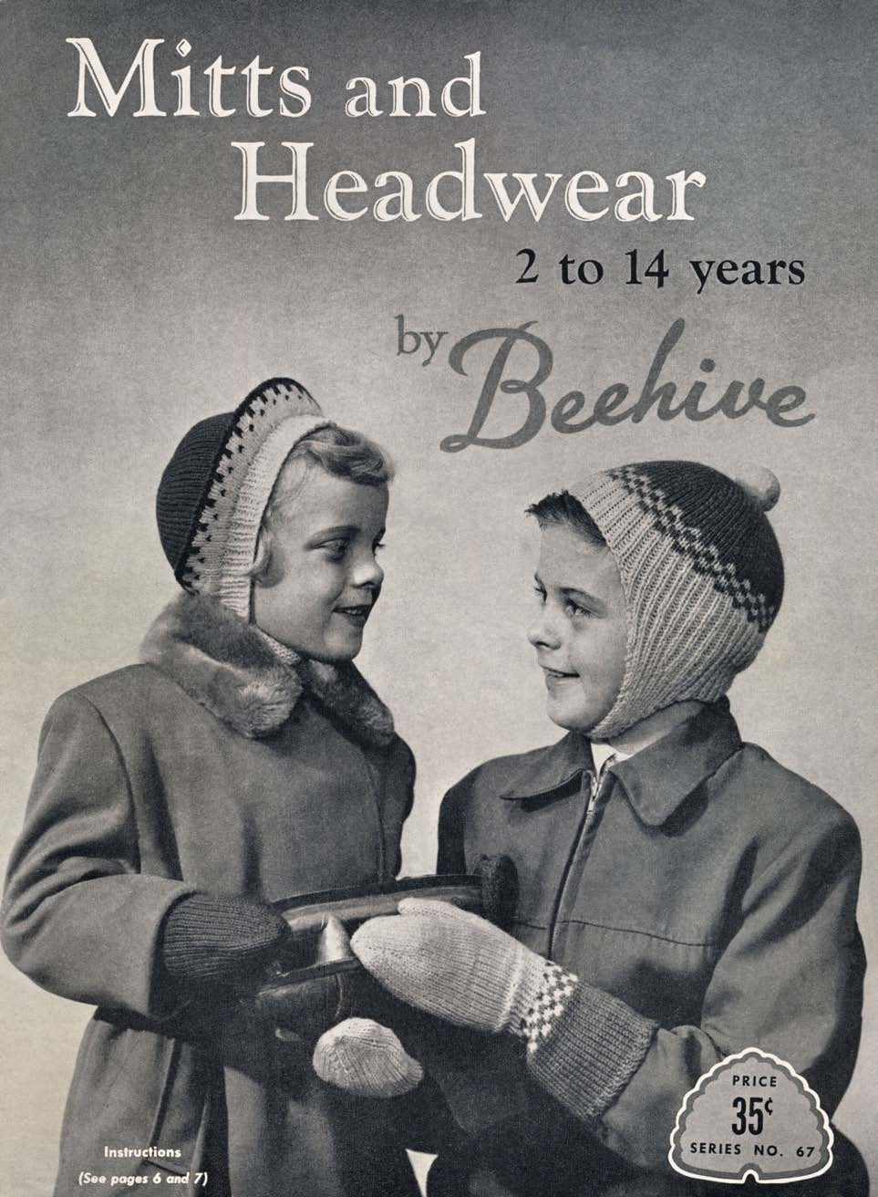 Mitts and Headwear Vintage Knitting Patterns Book