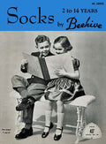Childrens Socks 2 to 14 Years Vintage Knitting Patterns Book