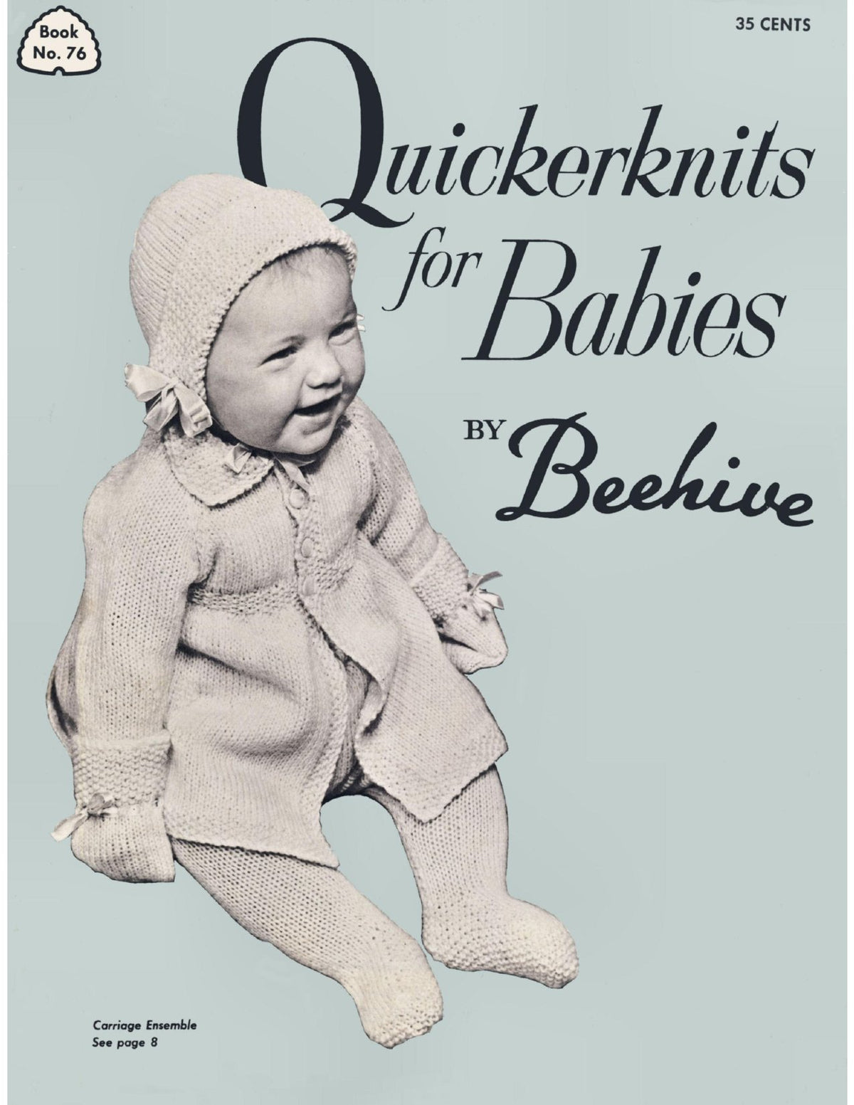 Quickerknits for Babies Vintage Knitting Patterns Book