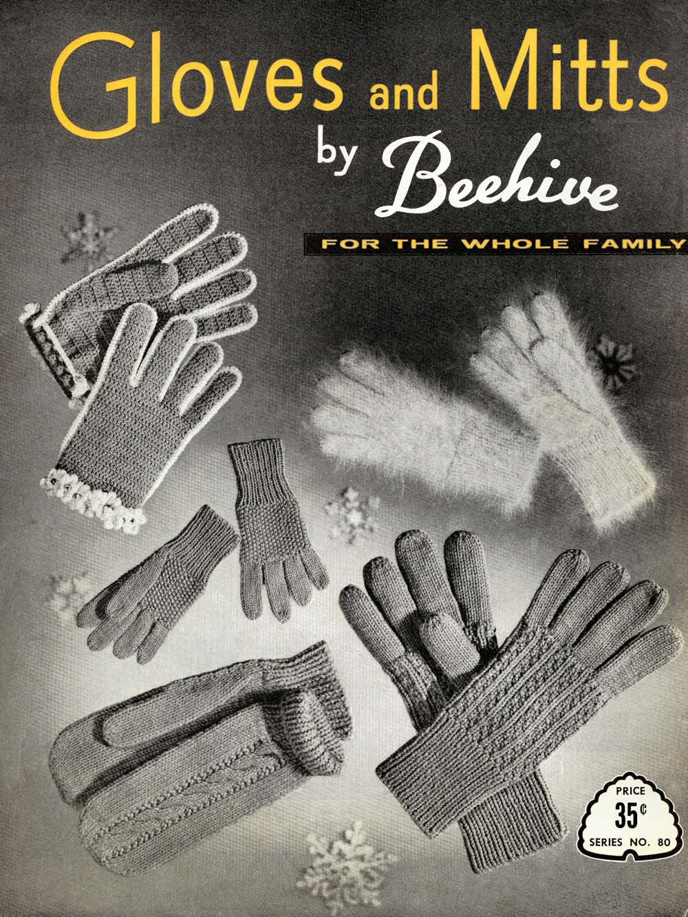 Gloves and Mitts Vintage Knitting Patterns Book