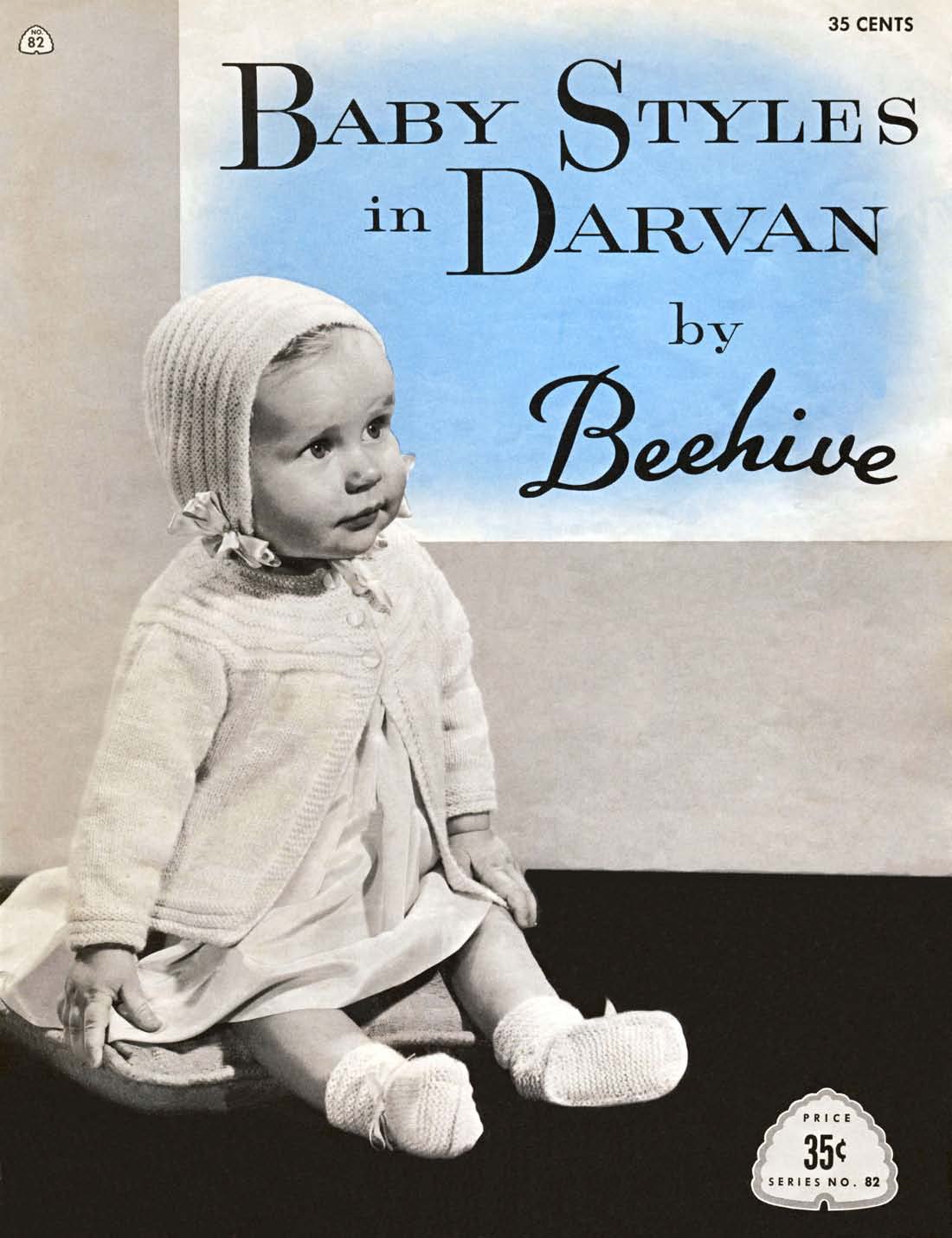 Baby Styles in Darvan Vintage Knitting Patterns Book