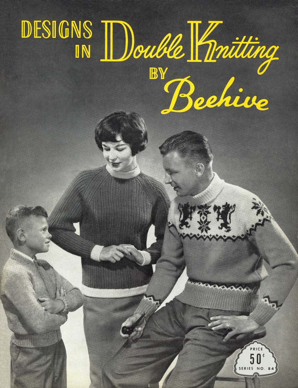 Designs in Double Knitting Vintage Knitting Patterns Book