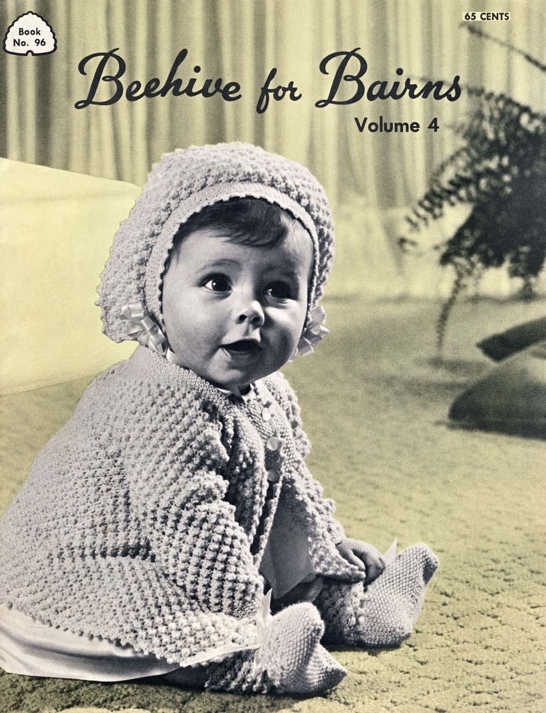 Beehive for Bairns 4 Vintage Knitting Crochet Patterns Book