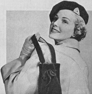 Beret & Bag Knitting Pattern