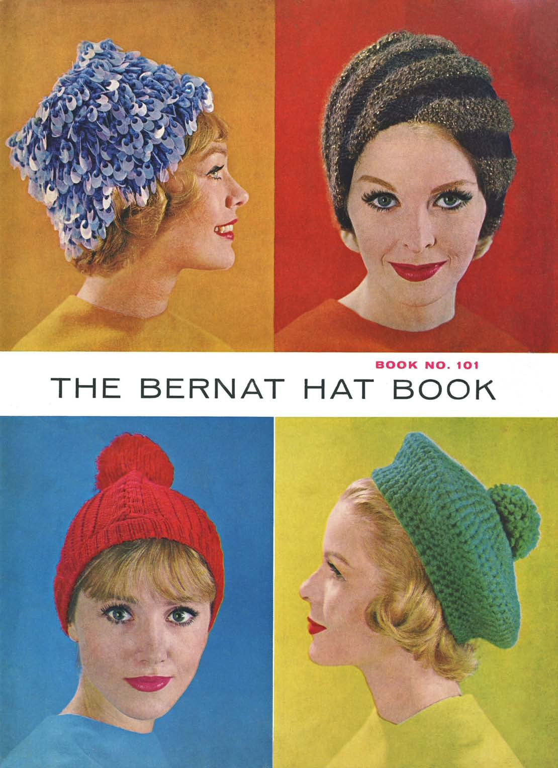 Hats for Ladies Vintage Knitting Crochet Patterns Book