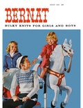Bulky Knits for Girls and Boys Vintage Knitting Pattern Book