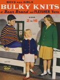 Boys and Girls Bulky Knits 2-16 Vintage Knitting Patterns Book
