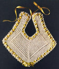 Baby Bib with Ribbon Crochet Pattern