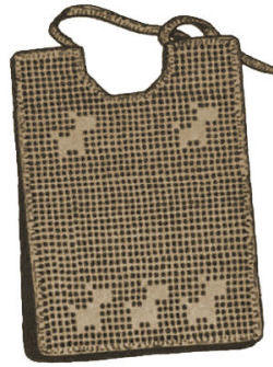 Baby Bib Filet Crochet Pattern