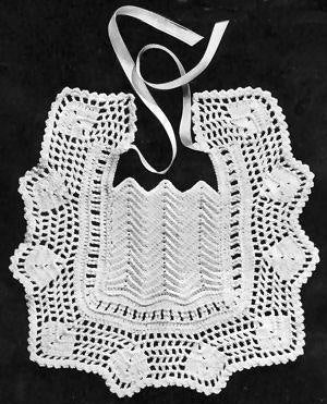 Fancy Baby Bib Crochet Pattern