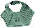 Baby Bib with Eyelet Edging Crochet Pattern