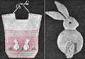 Baby Bib and Toy Bunny Crochet Pattern