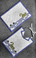 Baby Bib & High Chair Placemat Crochet Pattern