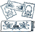 Birds Vanity Set & Pillowcase Linens Embroidery Transfer Pattern