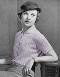 Tailored Blouse Crochet Pattern 34-36