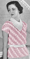 Wild Rose Blouse Crochet Pattern