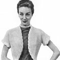 Bolero with Cable Trim 12-14