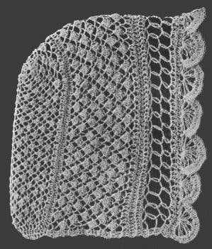 Lacy Baby Bonnet Antique Crochet Pattern