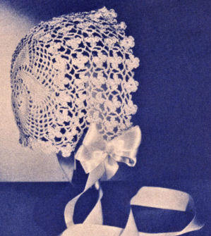 Clover Baby Bonnet Crochet Pattern