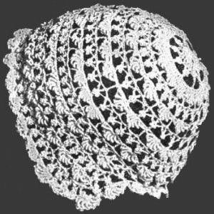 Silk Baby Bonnet Antique Crochet Pattern