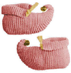 Elf Baby Bootees Crochet Pattern