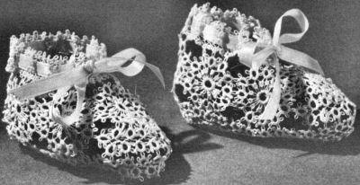 Baby Booties Tatting Pattern
