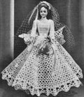 Bride Doll Wedding Gown Barbie Crochet Pattern