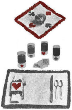 Bridge Table Setting Crochet Pattern
