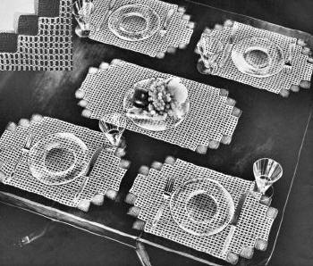 Brookside Table Setting Crochet Pattern