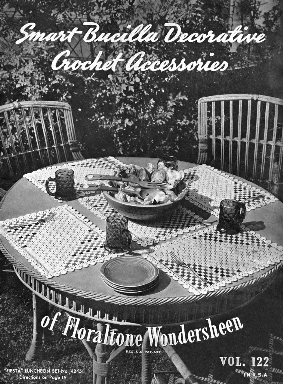Decorative Home Accessories Vintage Crochet Patterns Book