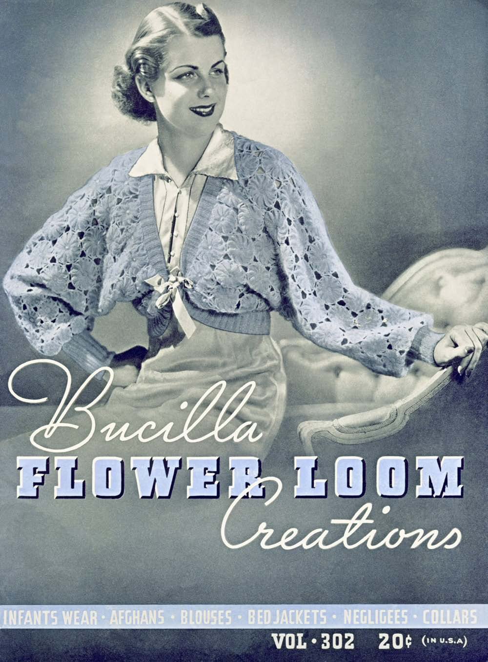Bucilla Flower Loom Creations Vintage Crochet Patterns Book