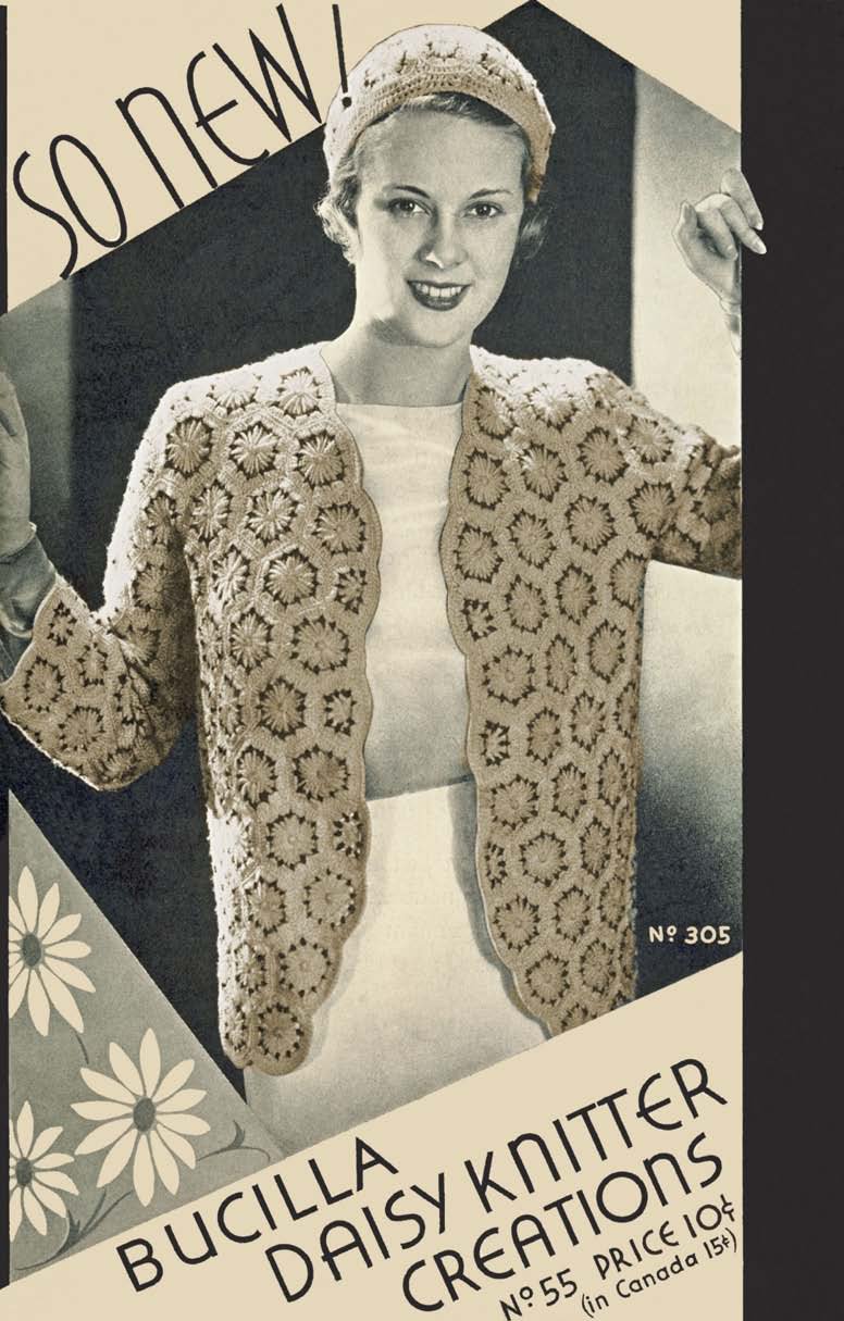 Bucilla Daisy Knitter Creations Vintage Crochet Patterns Book