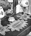 Pineapple Buffet or Vanity Set Doily Crochet Pattern