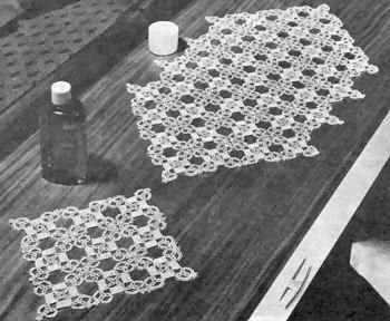 Buffet or Vanity Set Tatting Pattern
