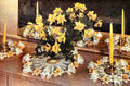 Daffodil Buffet or Vanity Set Doily Crochet Pattern